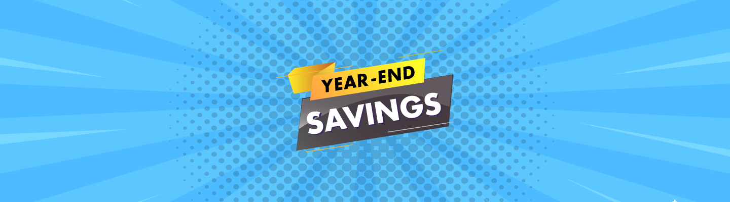 Year End Savings Graphic