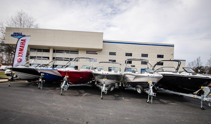 marinemax lake norman store front and boats parked in front