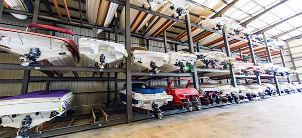 MarineMax Lake Ozark boats stored