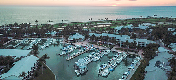 MarineMax St. Petersburg overview of store and marina