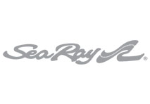 sea ray logo in grey