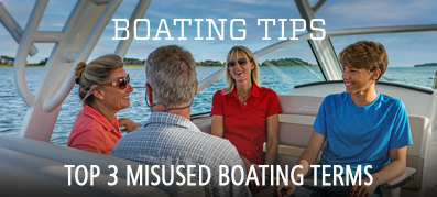 Boaters engaged in conversation