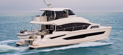 Aquila 54 out on the water