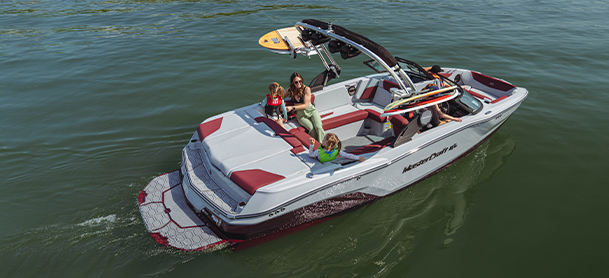 NXT22 boat on the water