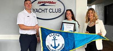 MarineMax Fort Myers is recognized with the designation of Clean Marina.