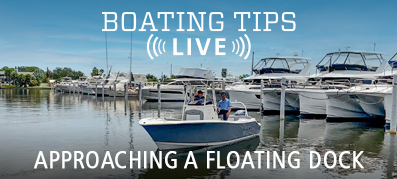 How to approach a floating dock