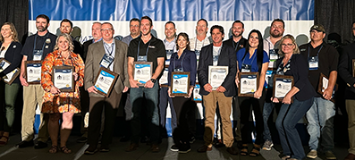 A group photo of MarineMax at the AMI Conference and Expo