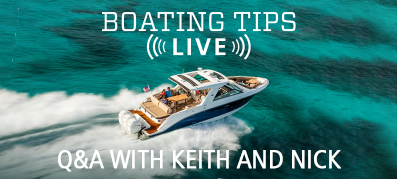 Boat on the water, MarineMax boating tips live
