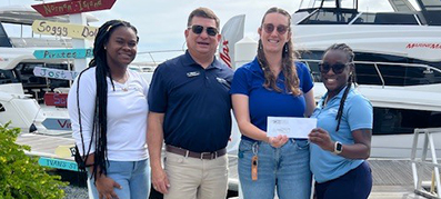 visar team pose for a picture