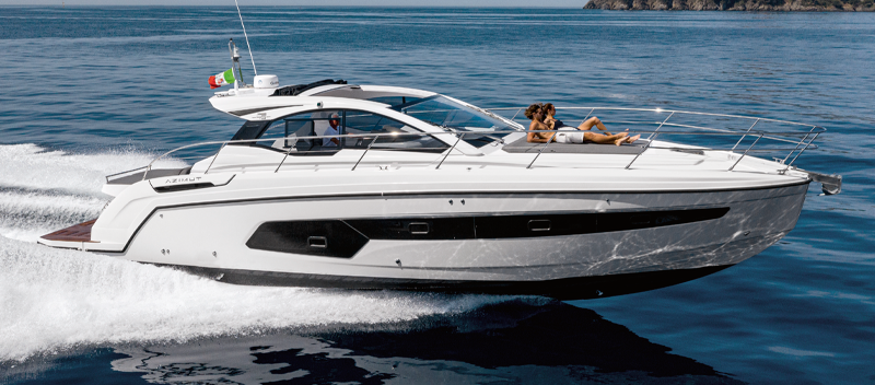 Azimut A45 out on the water