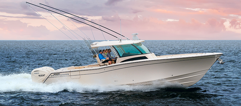 grady white in the water