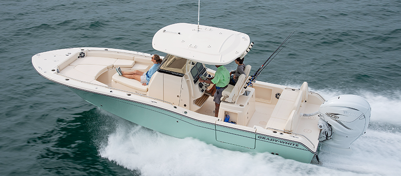 grady white in the water