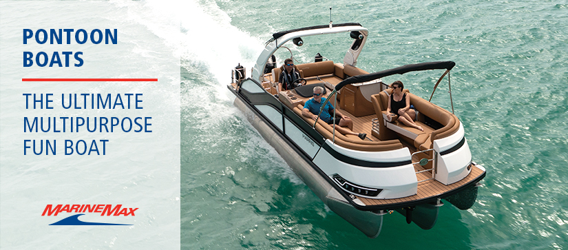 pontoon boat on the water