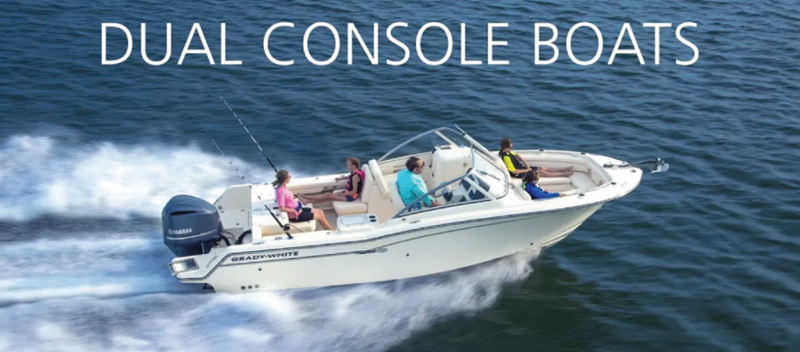 Dual Console Boat out on the water