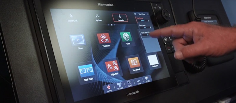 Find out how to setup your Raymarine navigation electronics. 