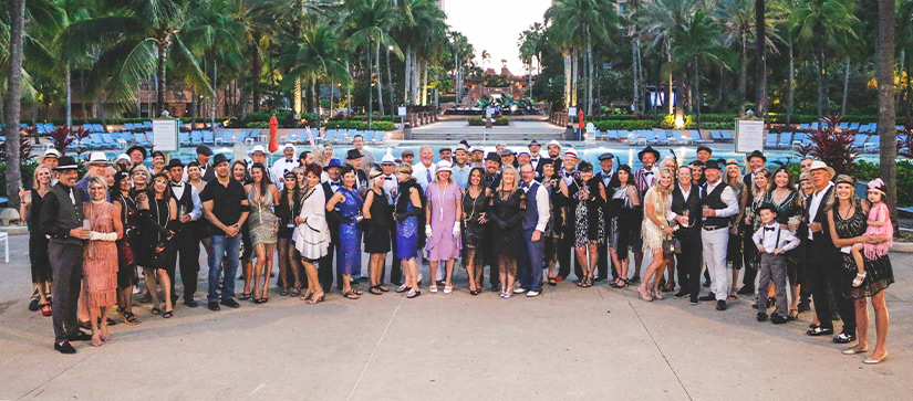Customers together at the Ocean Alexander Rendezvous