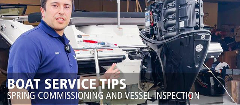 MarineMax Danvers specialists discussing Spring commissioning 