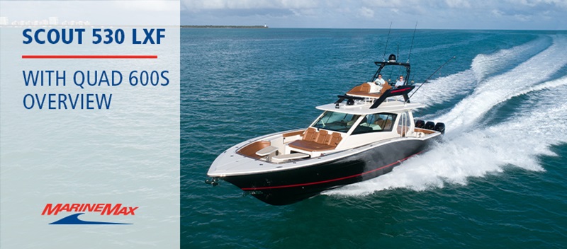 Scout 530 LXF in the water