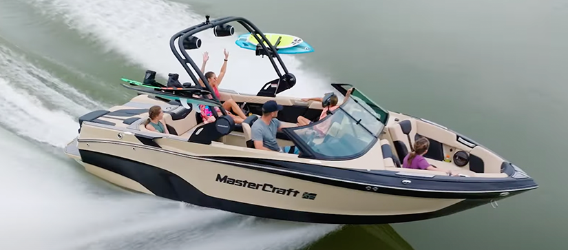 Mastercraft on the water