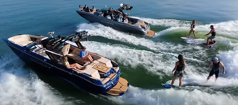 Mastercraft on the water