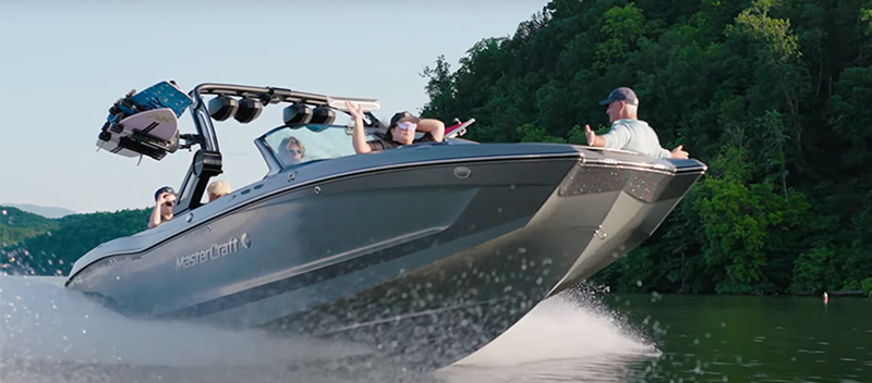 Mastercraft on the water