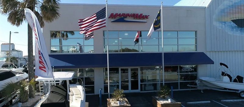 The front of MarineMax's Wrightsville Beach store
