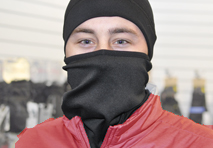 facemasks and balaklavas that will keep your face warm, dry and protected from the wind.