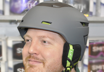 man in ski/snowboard helmet