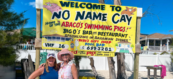 Danielle from MarineMax Vacations at No Name Cay of Day 1