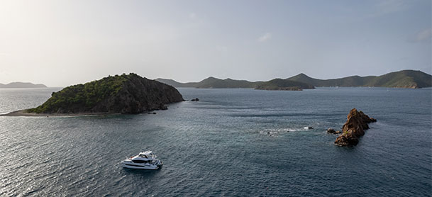 View of British Virgin Islands