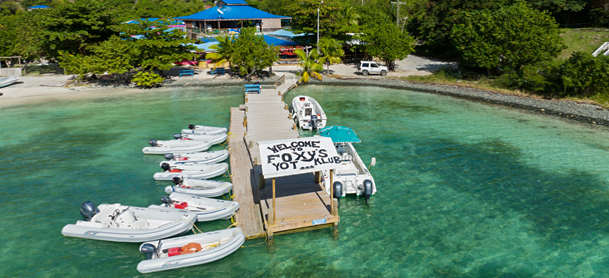 foxys entrance from aerial view