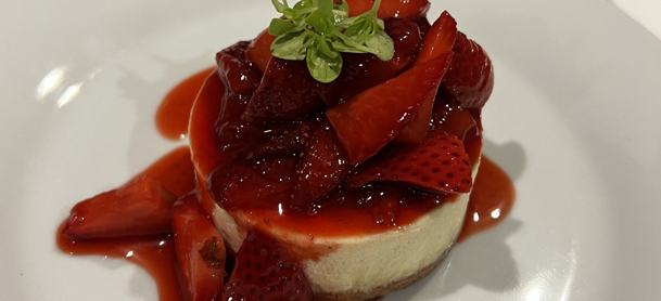 Panna Cotta with Berry Coulis