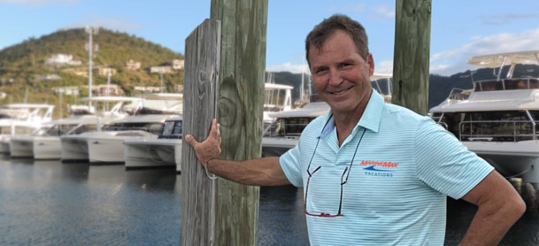 MarineMax Vacations' captain David Lindley