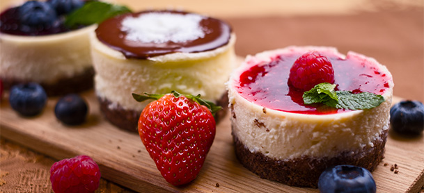 Mini cheesecakes