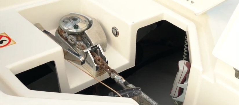 Anchor System on Power Catamaran