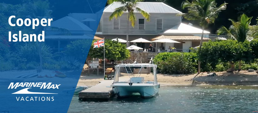 View of cooper island from the water
