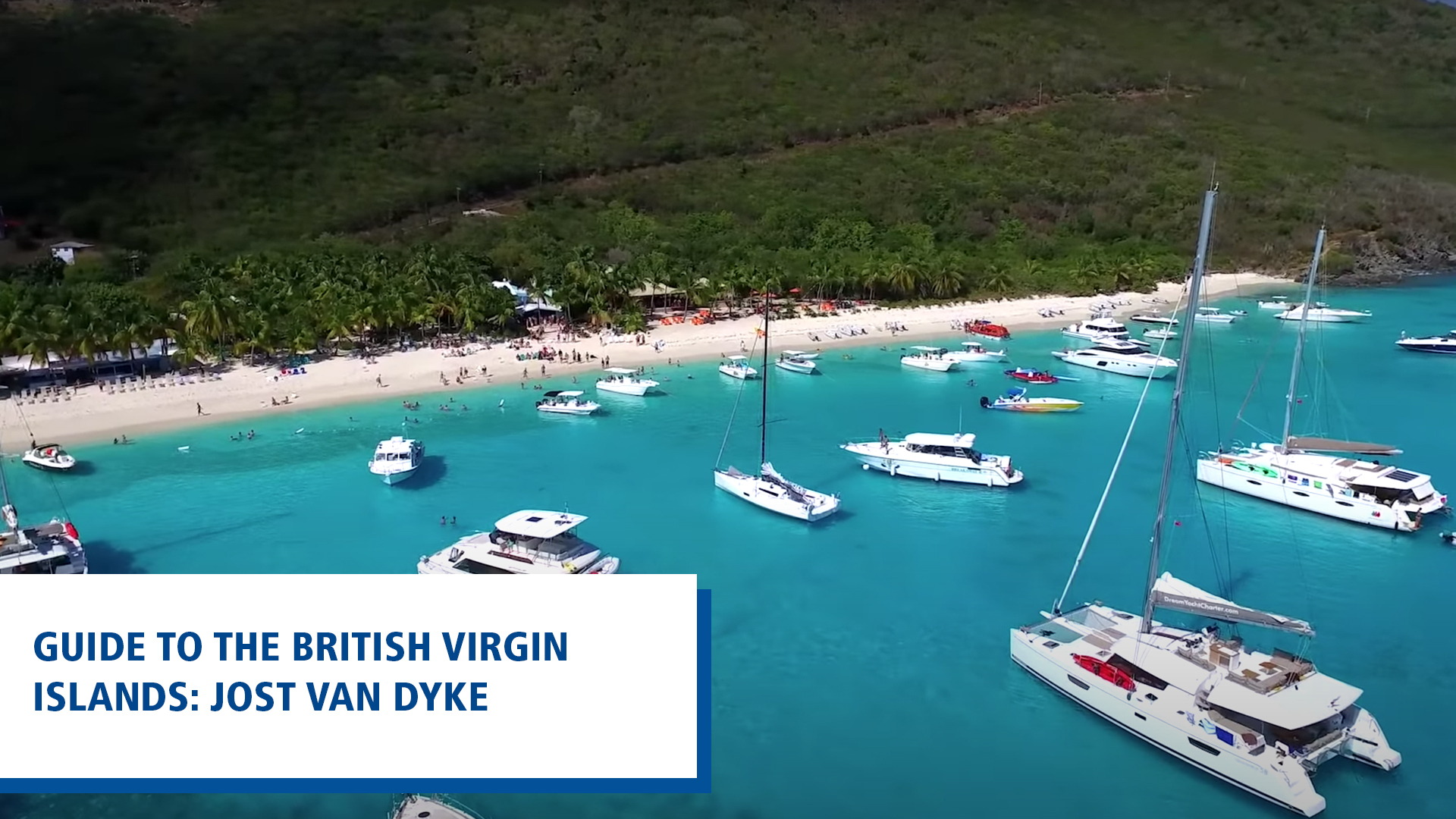 boats in the water by Jost Van Dyke