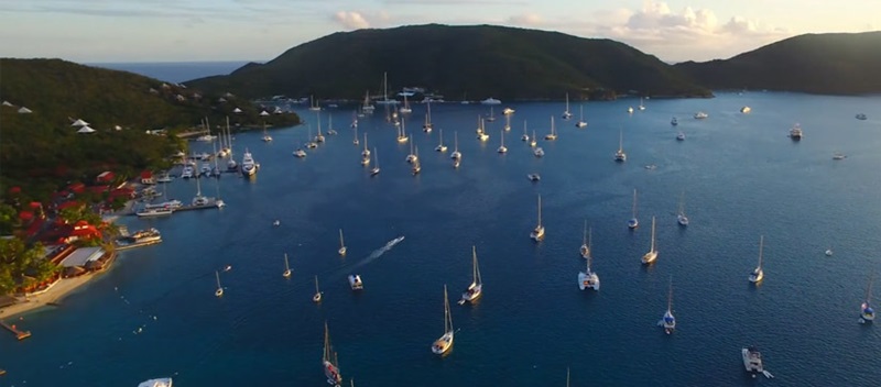 North Sound on Virgin Gorda
