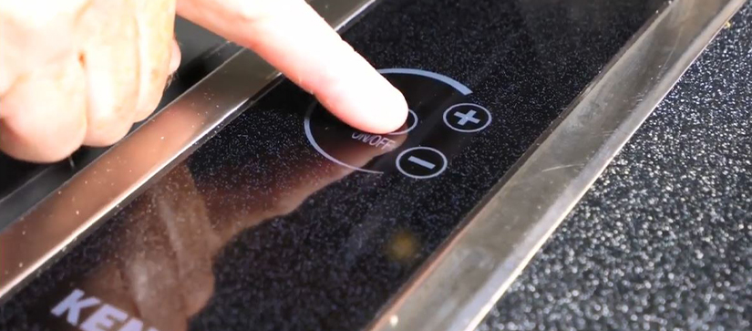 A stovetop on a MarineMax Vacations power catamaran