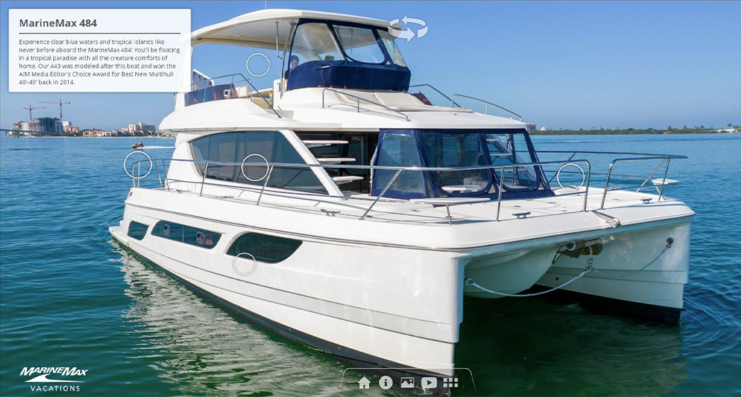 MarineMax 484 Virtual Tour Cover