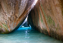 ocean caves in british virgin islands