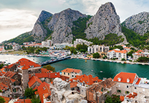 town along water in north croatia