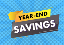 year end savings graphics