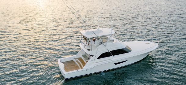 Bertram Yacht out on the water