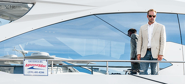 Man aboard a yacht