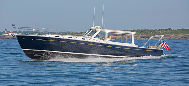 An MJM 50z in the water