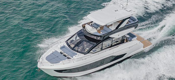 The latest from Cruisers Yachts: The 57 FLY