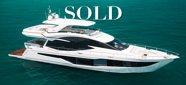 Galeon 800 FLY with SOLD heading