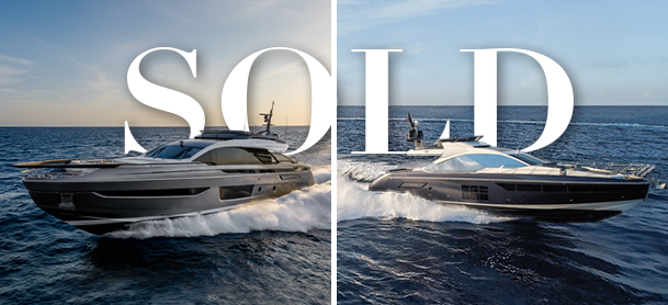 Azimut s10 and s7 with sold typography