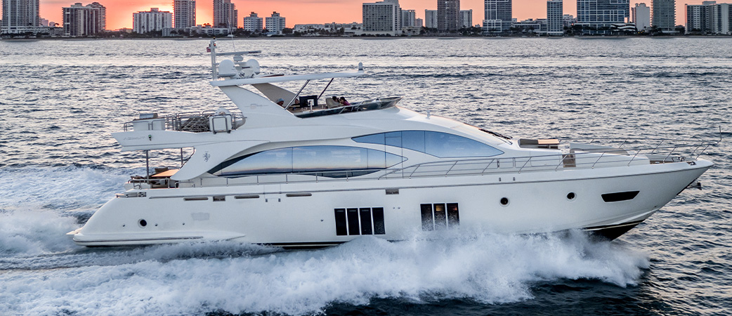 The Azimut yacht charter Phoenix